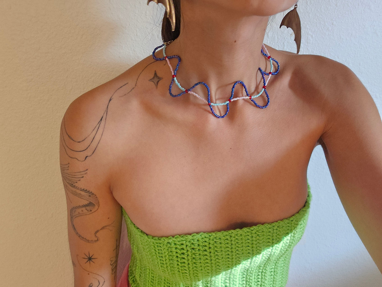 Gusano Azul Necklace