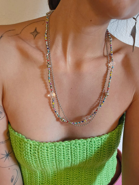 Silver Paola Necklace