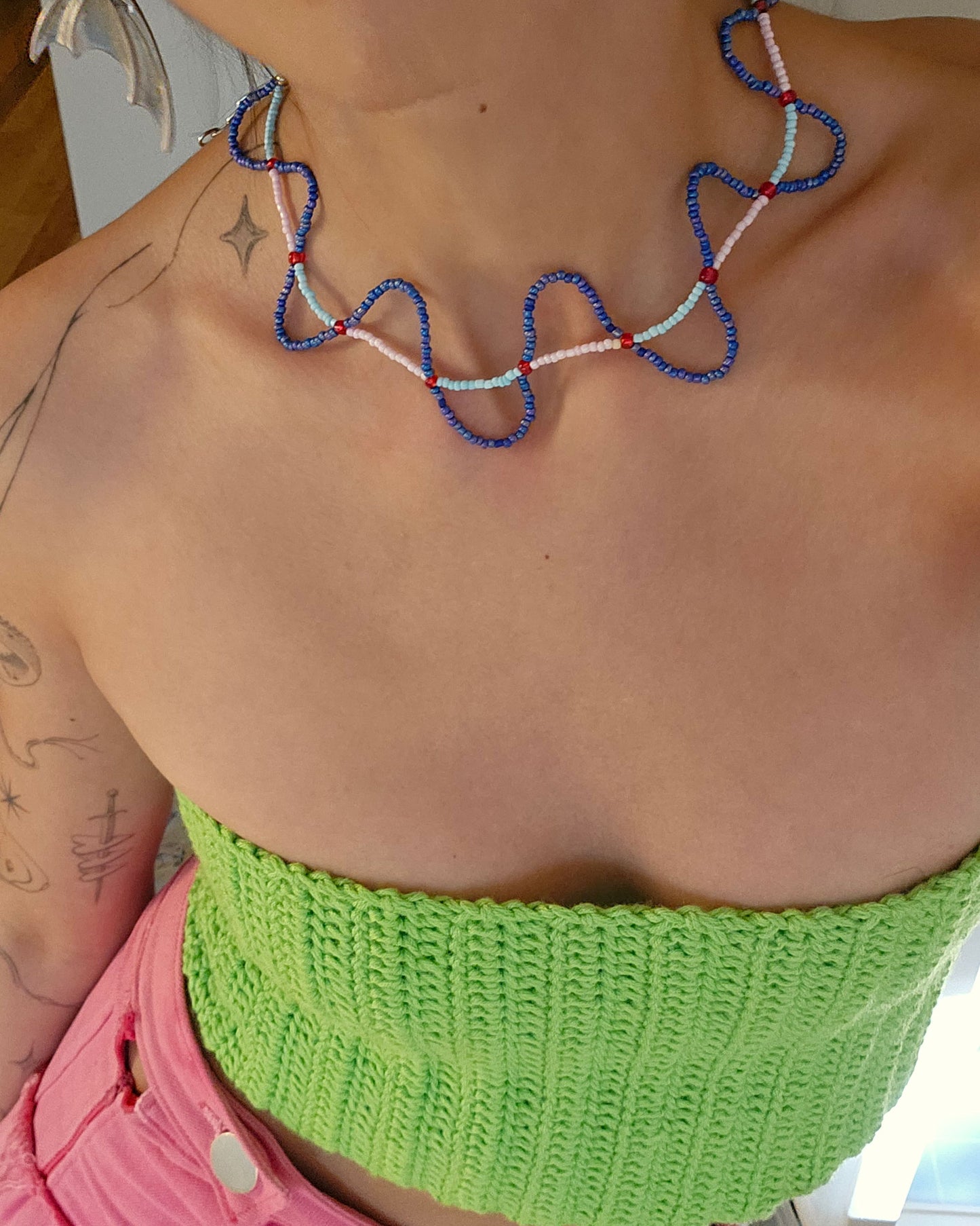 Gusano Azul Necklace